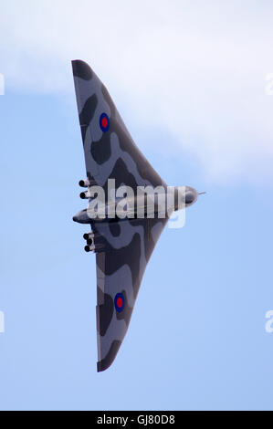 Avro Vulcan XH558, auf der Southport Air Display Stockfoto