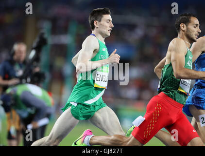 Irlands Mark Englisch in Aktion in der Männer 800m Halbfinale 3 am achten Tag der Olympischen Spiele in Rio, Brasilien. Bild Datum: Samstag, 13. August 2016. Bildnachweis sollte lauten: Martin Rickett/PA Wire. NUR ZUR REDAKTIONELLEN VERWENDUNG Stockfoto