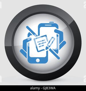 Notizblock-Web-Kommunikation Stock Vektor