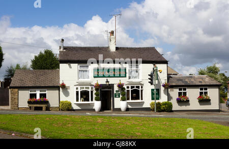 Rose und Krone Greene King Pub in begraben Stockfoto