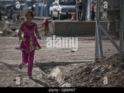 Kurdistan-regionale Regierung sind, Irak. 31. März 2016. Flüchtling Mädchen in einem Lager in der Nähe von Halabja. © Bertalan Feher/ZUMA Draht/Alamy Live-Nachrichten Stockfoto