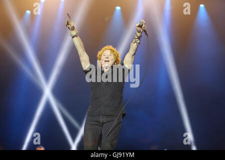 Betley, Cheshire, UK. 14. August 2016. Simply Red live bei Betley Court Farm als Teil der Betley Konzerte durchführen Bildnachweis: Simon Newbury/Alamy Live-Nachrichten Stockfoto