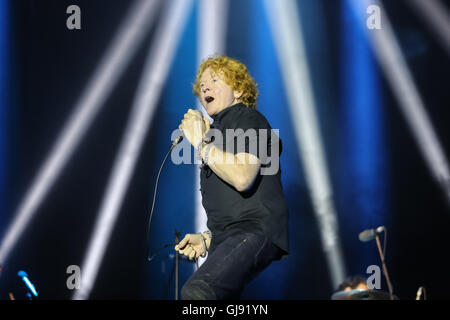 Betley, Cheshire, UK. 14. August 2016. Simply Red live bei Betley Court Farm als Teil der Betley Konzerte durchführen Bildnachweis: Simon Newbury/Alamy Live-Nachrichten Stockfoto