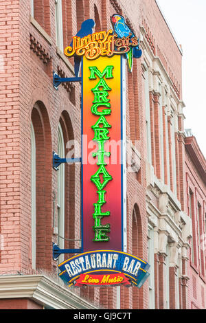 Jimmy Buffett Margaritaville Restaurant in Nashville, Tennessee. Stockfoto