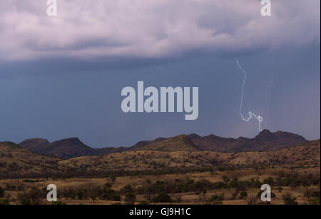 Blitz, Ruby Road, Santa Cruz co., Arizona, USA. Stockfoto