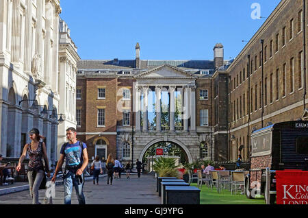 Kings College University of London Strand Campus-Gebäude, London Stockfoto