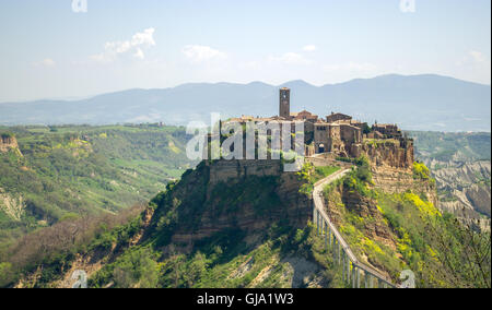 Civita di Bagnoregio - Latium Landschaft - Viterbo (Italien) Stockfoto