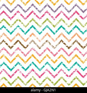 Bunte Grunge Chevron Musterdesign Hintergrund Stock Vektor