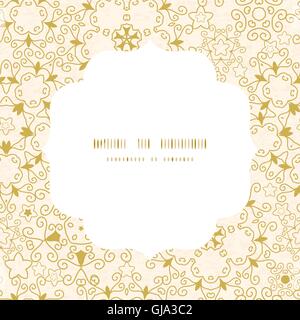 Vector Abstract wirbelt alte Papier Textur Kreis Musterdesign Rahmenhintergrund Stock Vektor