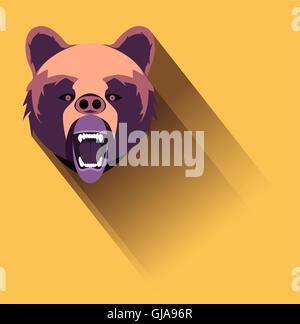 Angry bear Stock Vektor