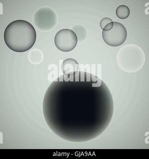 Abstrakte Bläschen Hintergrund Stock Vektor