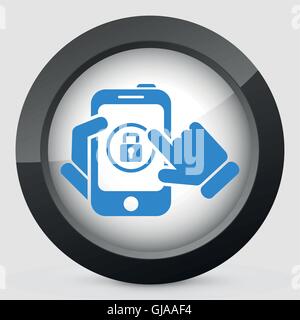 Smartphone-Passwort Stock Vektor
