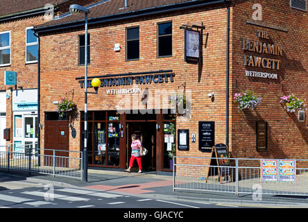 Benjamin Fawcett, einem Gasthaus Pub, Driffield, East Yorkshire, England UK Stockfoto