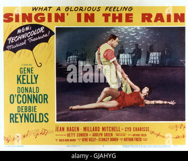 Singin ' In The Rain, auch bekannt als: Du Sollst Mein Glücksstern Sein, USA 1952, Regie: Stanley Donen, Gene Kelly, Monia: Gene Kelly, Cyd Charisse Stockfoto