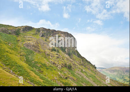 aufsteigender hoch heben entlang Greenup Gill von Borrowdale, Keswick, Seenplatte, cumbria Stockfoto