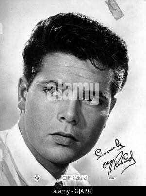 Der britischen Popsänger Cliff RIchard, 1960er Jahre. Britischer Popsänger Cliff Richard, 1960er Jahre. Stockfoto