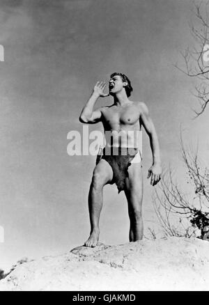 Tarzan und sein Gehilfe, aka: Tarzans Vergeltung, USA 1934, Regie: Cedric Gibbons, Monia: Johnny Weissmüller Stockfoto