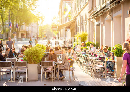 Stadt Ljubljana in Slowenien Stockfoto