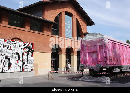 Les Schlachthöfe Museum für moderne Kunst, Toulouse, Frankreich Stockfoto