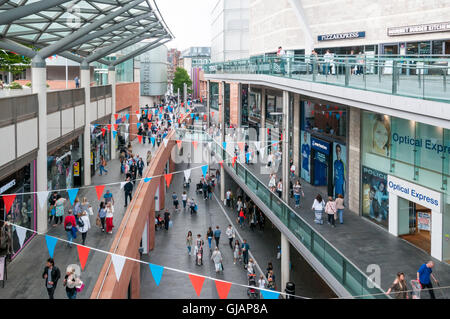 Liverpool One Einkaufszentrum. Stockfoto