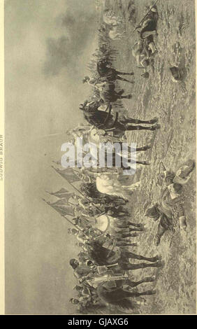 „Great Men and Famous Women“ (1894) präsentiert biografische Skizzen von über 200 prominenten historischen Figuren. Es enthält sowohl Stift- als auch Bleistiftzeichnungen, die das Leben und die Errungenschaften dieser einflussreichen Personen hervorheben. Stockfoto