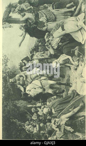 Dieser Band (1894) von „Great Men and Famous Women“ enthält Stift- und Bleistiftskizzen, die das Leben von über 200 prominenten historischen Persönlichkeiten detailliert beschreiben und biografische Einblicke in ihre Erfolge und Bedeutung geben. Stockfoto