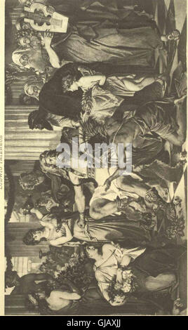 „Great Men and Famous Women“ (1894) ist eine biografische Serie mit Stift- und Bleistiftskizzen von über 200 einflussreichen historischen Persönlichkeiten, die ihre Leistungen und Beiträge zur Gesellschaft hervorheben. Stockfoto