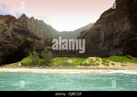 Die zerklüftete NaPali Küste von Kauai, Hawaii. Stockfoto