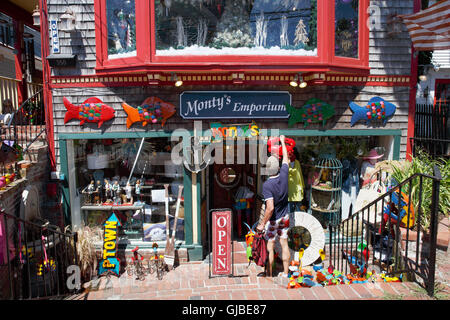 Geschäft, Provincetown, Cape Cod, Massachusetts Stockfoto