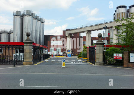 Molson Coors Burton Brauerei Eingang Stockfoto