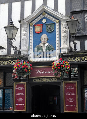 Shakespeare historischen Pub, 16 Brunnen St, City Centre, Manchester M2 2AA Stockfoto