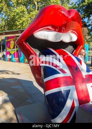 London: Rolling Stones Exhibitionismus Ausstellung Stockfoto