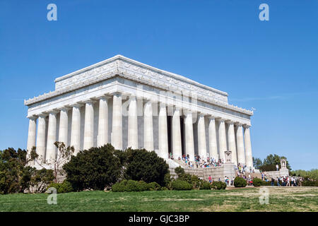 Abraham Lincoln Memorial in Washington D.C. Stockfoto
