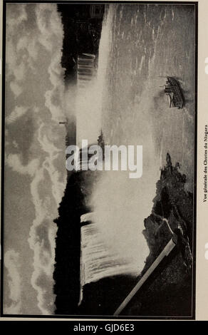 Réseau du Chemin De Fer Grand Tronc du Canada - Route de l begrenzt. Seule la Voie Doppel gießen, Chicago, Detroit, Toronto, Kobalt, Niagarafälle, Montreal, Portland, Boston, New York Stockfoto