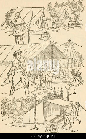 Die amerikanischen jungen Handybook Camp-Lore und Holzschnitzereien (1920)