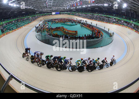 Rio De Janeiro, Brasilien. 15. August 2016. 2016 Olympischen Sommerspiele, Velodrom. Überblick über die Veledrome während der Omnium-Credit: Action Plus Sport/Alamy Live News Stockfoto