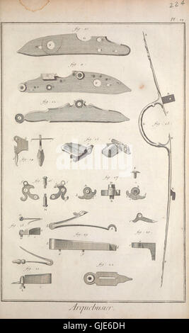 Recueil de Planches, Sur Les Sciences, Les Arts libó9raux, et Les Arts mó9chaniques - Avec Leur Explikation (1762) Stockfoto