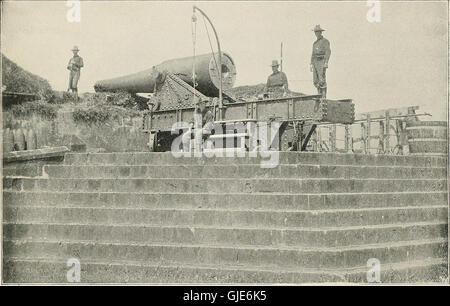 Kämpfe auf den Philippinen; authentische original-Fotografien (1899) Stockfoto