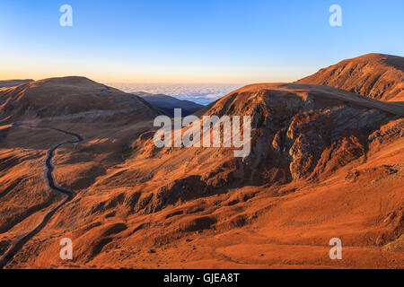 Transalpina Straße 2145m, Rumänien Stockfoto