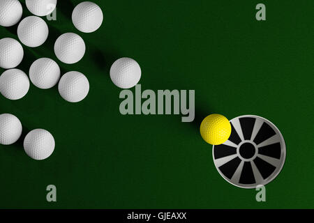 3D-Rendering Führung Konzept abstrakten Hintergrund. Stockfoto