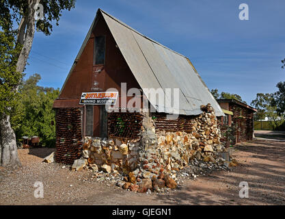 die Flasche Haus in Lightning Ridge Nsw, new-South.Wales, Australien Stockfoto