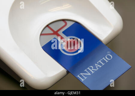 Alere INRatio2 INR Messgerät. Massnahmen Blut Gerinnungszeit. Stockfoto