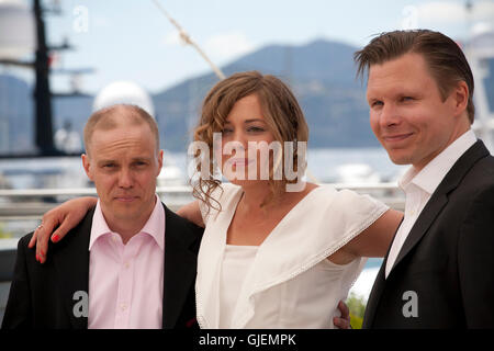 Schauspieler Jarkko Lahti, Oona Airola und Eero Milonoff der glücklichste Tag In das Leben von Olli Maki Film Foto rufen Sie 2016 Stockfoto