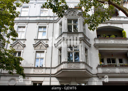 Blick auf einem traditionellen Altbau in Schöneberg Berlin Stockfoto