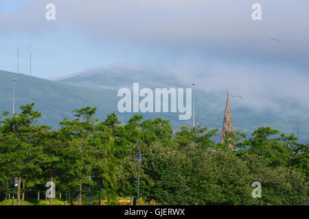 Blick von Cave Hill, Belfast Stockfoto