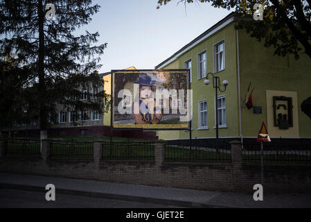 Eine Schule in der Stadt der zionistisch in der Westukraine Stockfoto