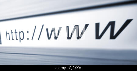 Www Zeichen Stockfoto