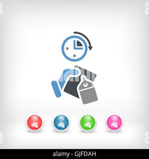 Schnelles Einkaufen Stock Vektor