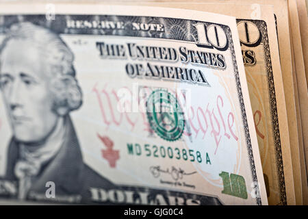 US-Dollar, ein Business-Hintergrund Stockfoto