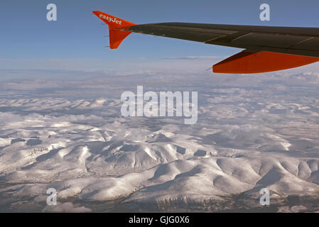 Die schneebedeckte Cairngorm Mountains aus Speyside im Invernesshire in Aberdeenshire.  SCO 11.146. Stockfoto